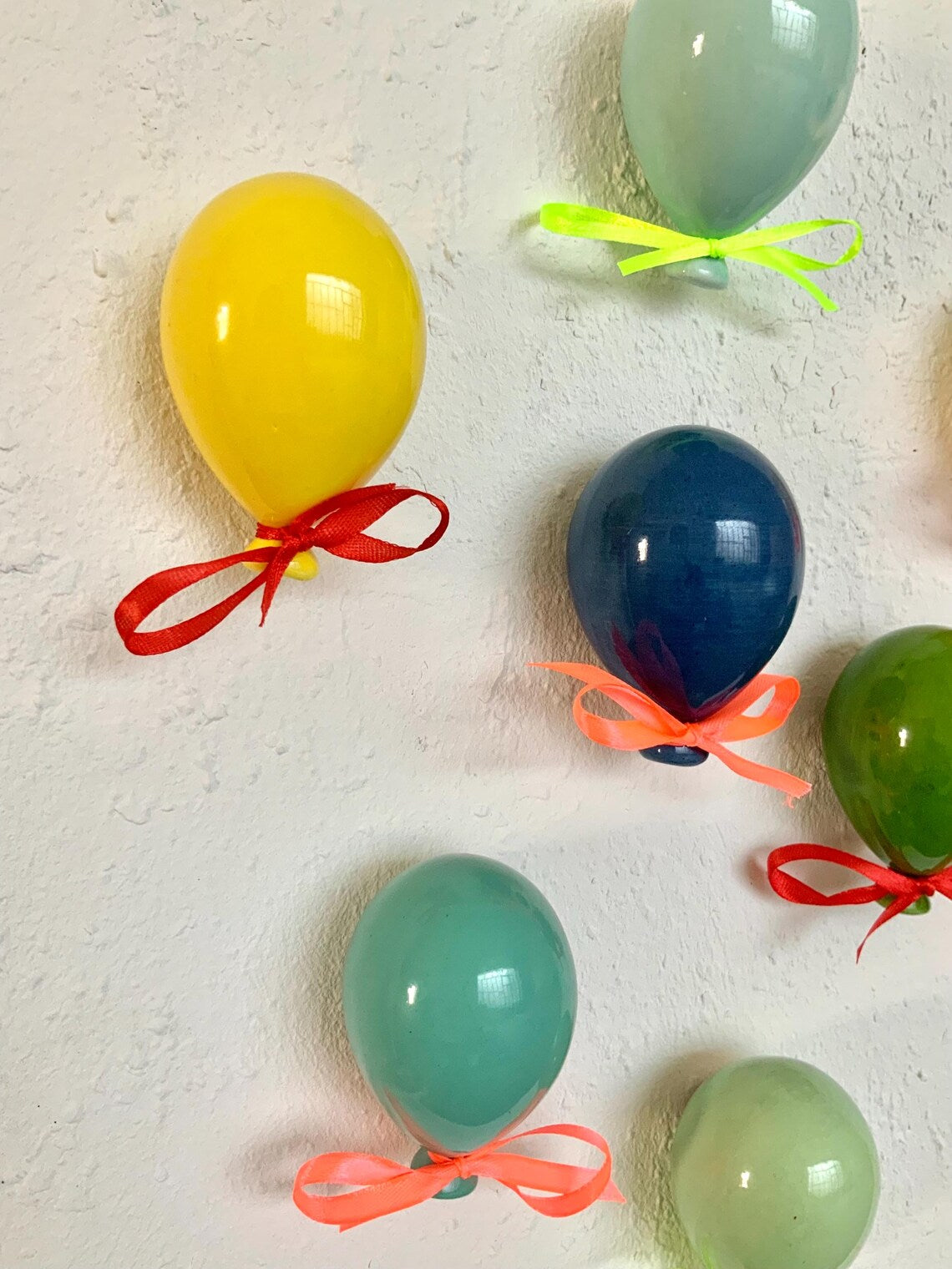 Set PALLONCINI in ceramica| Party Balloons| made in Italy| Gift for home