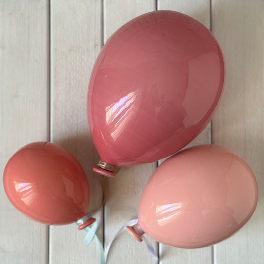 Set Palloncini in ceramica ceramic balloons| Gift for Kids| Baby Shower Balloons| Party Balloons