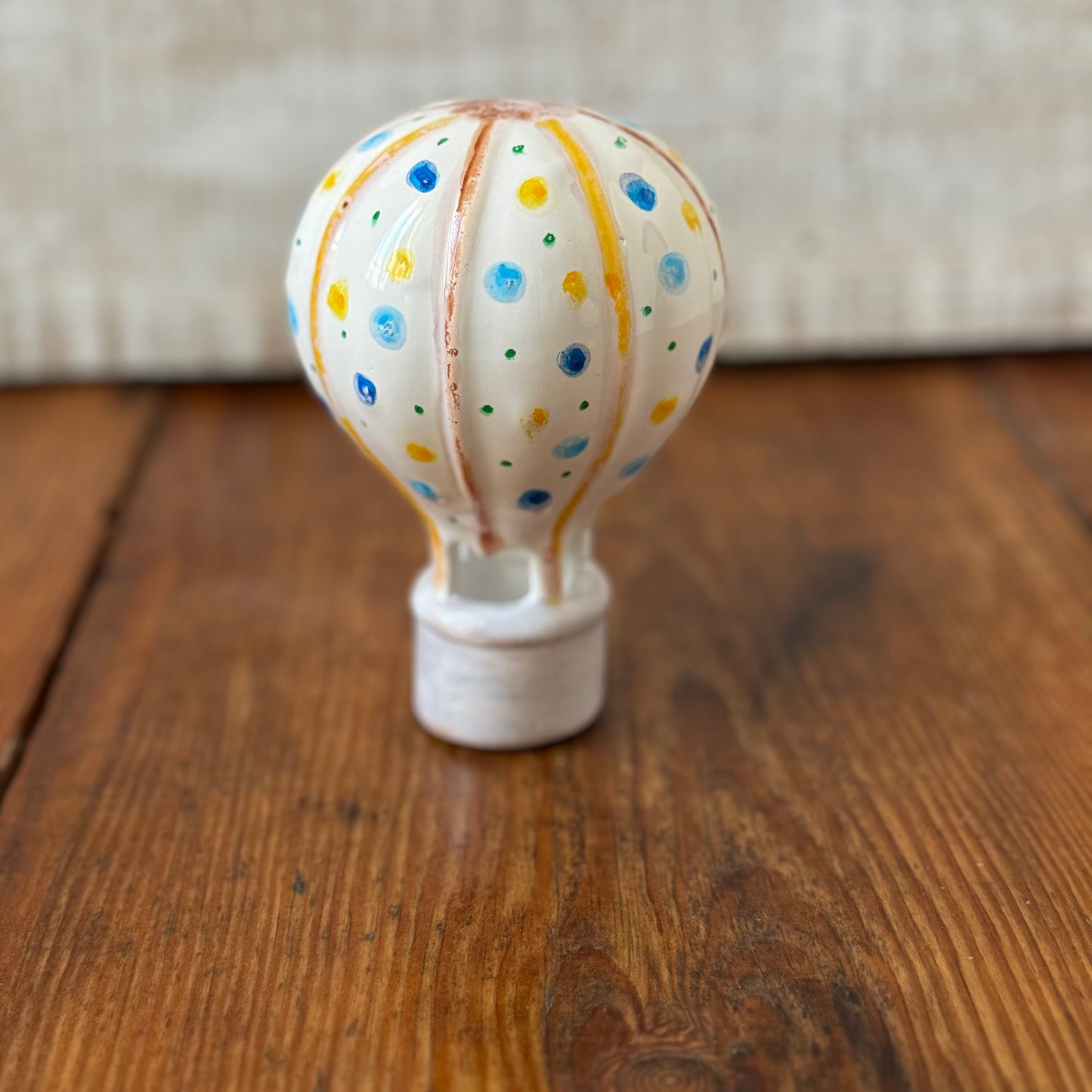 Ceramic hot air balloon