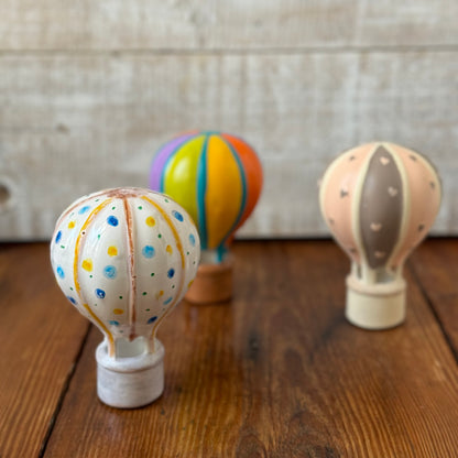 Ceramic hot air balloon