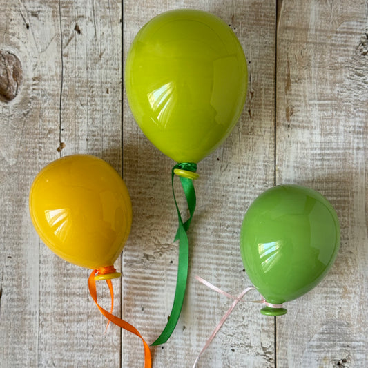 Set Palloncini in ceramica ceramic balloons| Gift for Kids| Baby Shower Balloons| Party Balloons