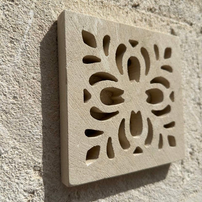 Prese d'aria griglia areazione in Pietra Leccese | mod. CATERINA - CRC Artigian Design