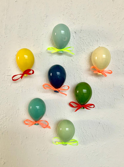 Set PALLONCINI in ceramica| Party Balloons| made in Italy| Gift for home