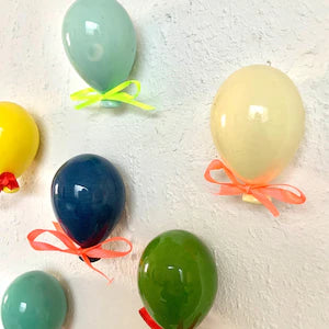 Set PALLONCINI in ceramica| Party Balloons| made in Italy| Gift for home