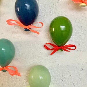 Set PALLONCINI in ceramica| Party Balloons| made in Italy| Gift for home