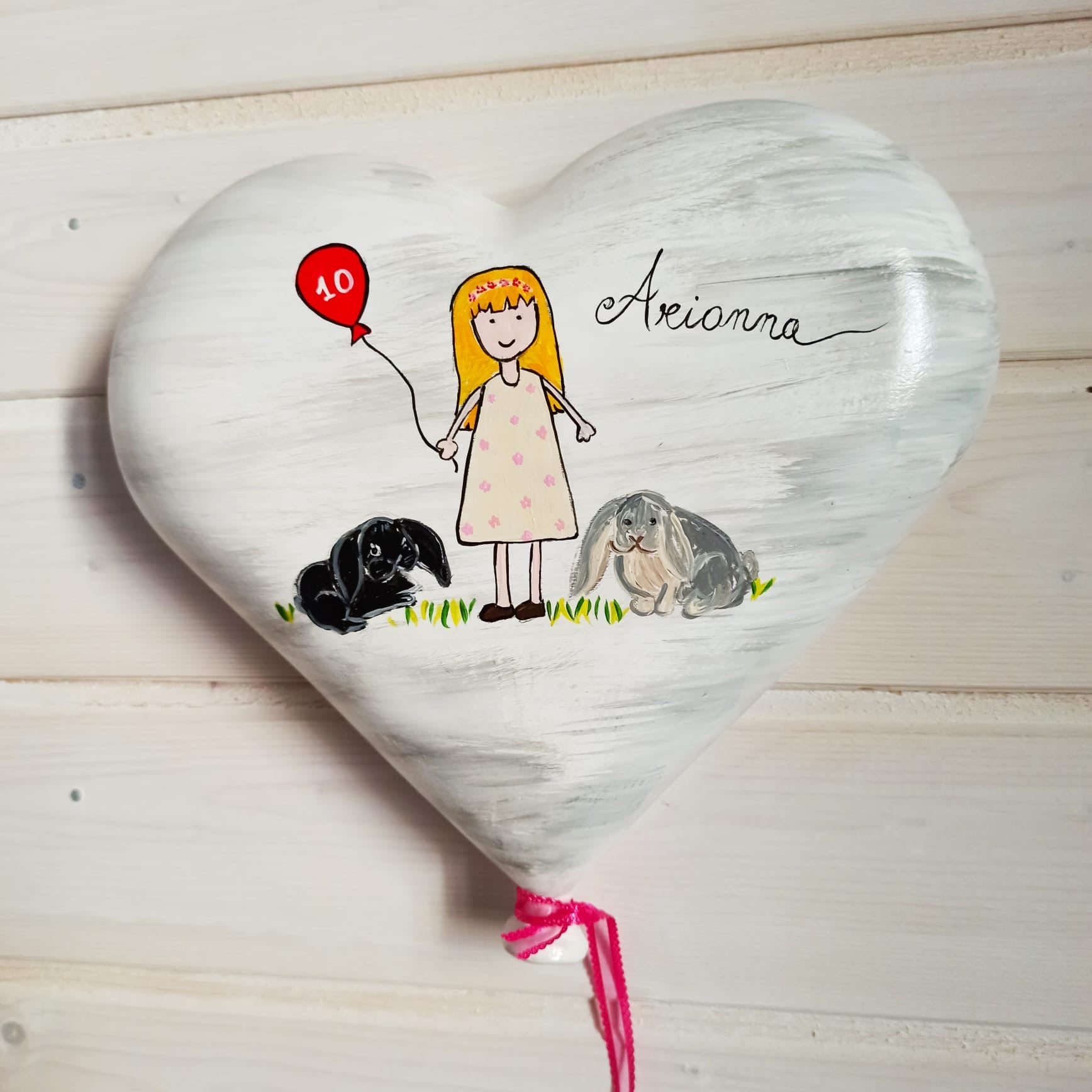 Cuore in ceramica personalizzato - CRC Artigian Design