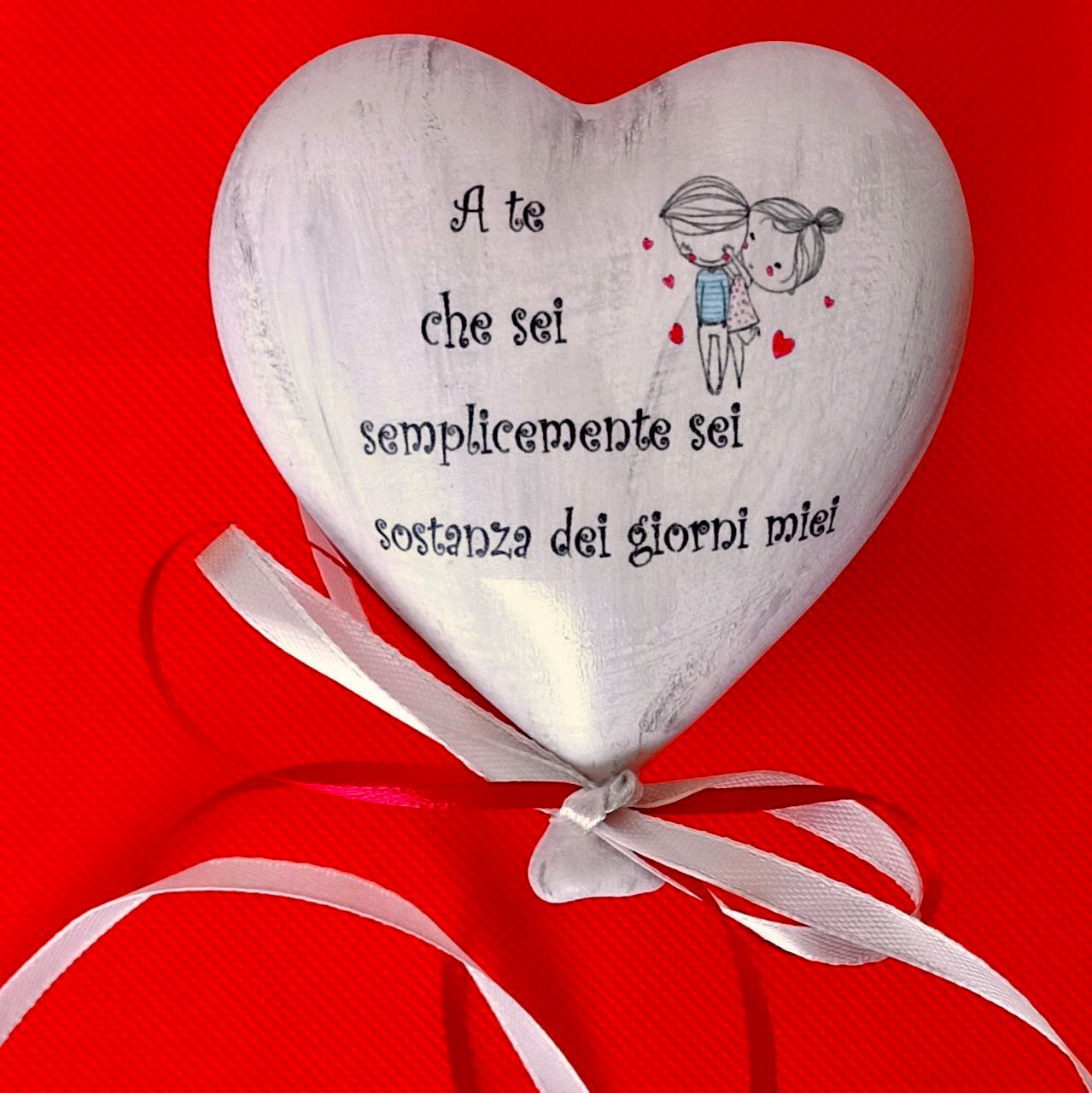 Cuori in ceramica personalizzati - CRC Artigian Design