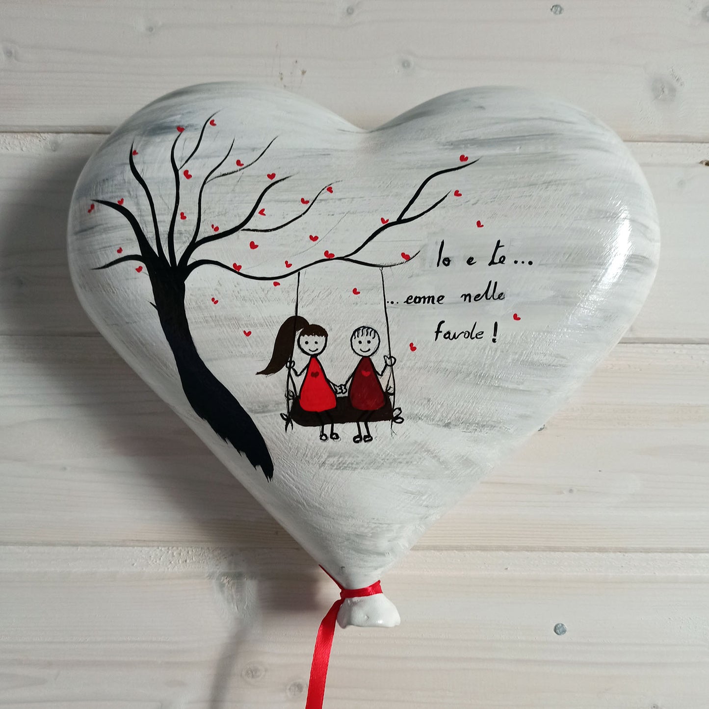 Cuore in ceramica personalizzato - CRC Artigian Design